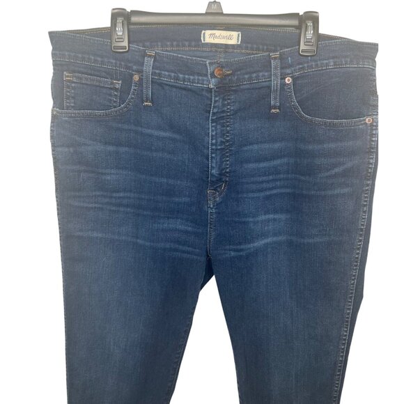 Madewell Womens 10" High-Rise Skinny Jeans Size 34 Blue Denim - Picture 7 of 14